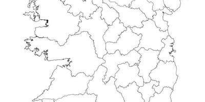 Мапа Ирске линија