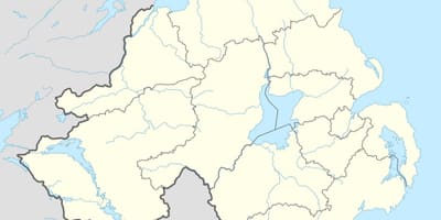 Карта Северне Ирске плаже 