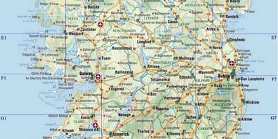 Најбоље вожње мапи Ирској